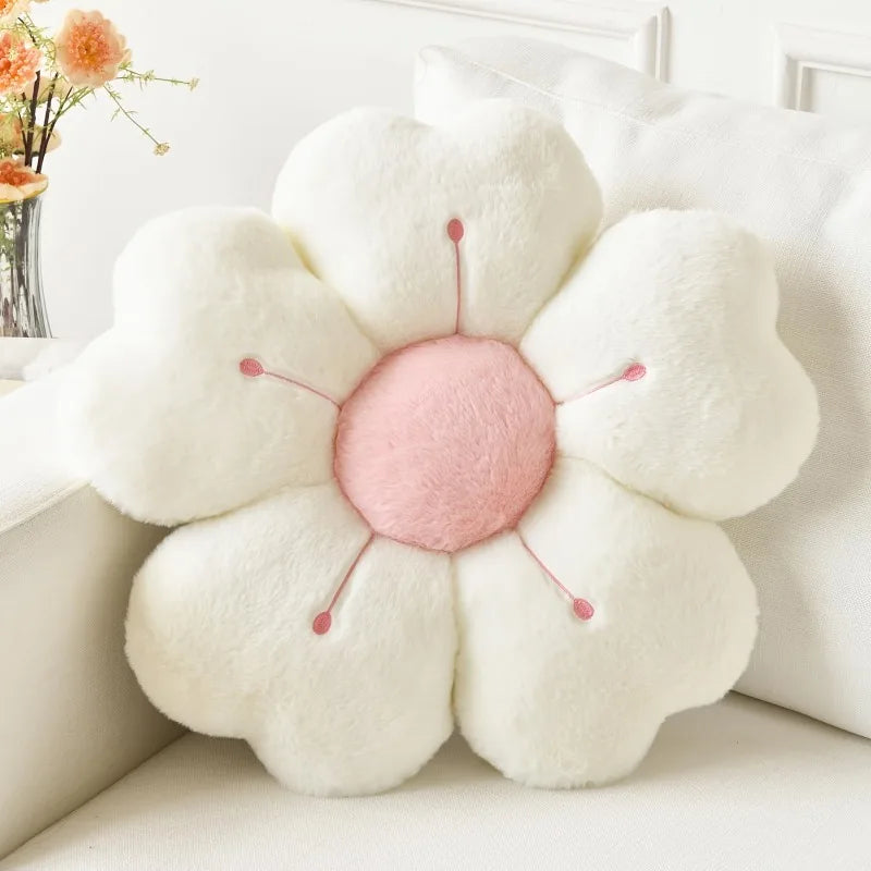 Sunflower Pillow, Daisy Seat Cushion, Flower Mat, Office Mat, Plush Toy Mat, Christmas Gift, Halloween, Thanksgiving Gift