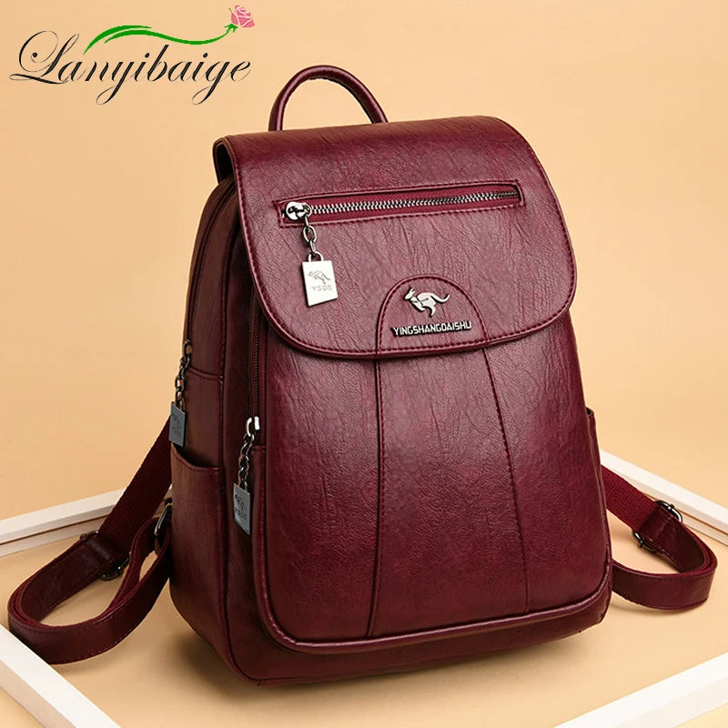 5 Color Women’s Soft Leather Vintage