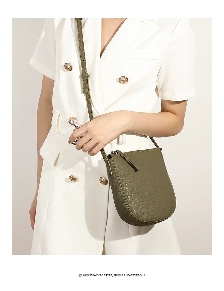Bag Women's Leather Mobile Phone Shoulder Bag Mini Pack Small Bag