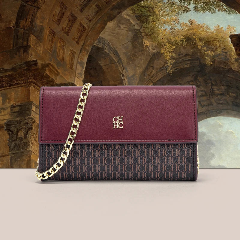 Minimalist Women's Shoulder Bag with Chain Strap