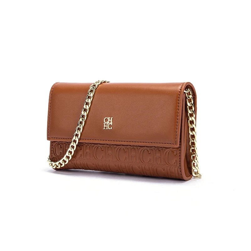 Minimalist Women's Shoulder Bag with Chain Strap
