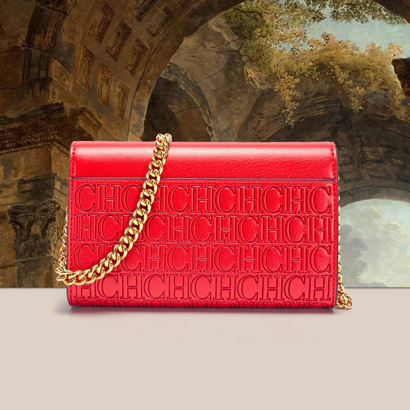 Minimalist Women's Shoulder Bag with Chain Strap