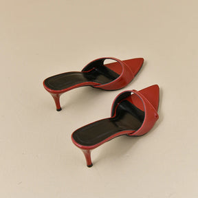 2024 Summer Designer Pointed Stiletto Mule Sandals