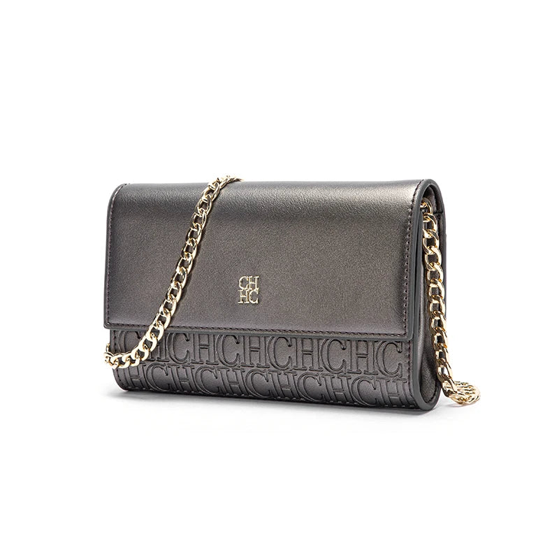Minimalist Women's Shoulder Bag with Chain Strap