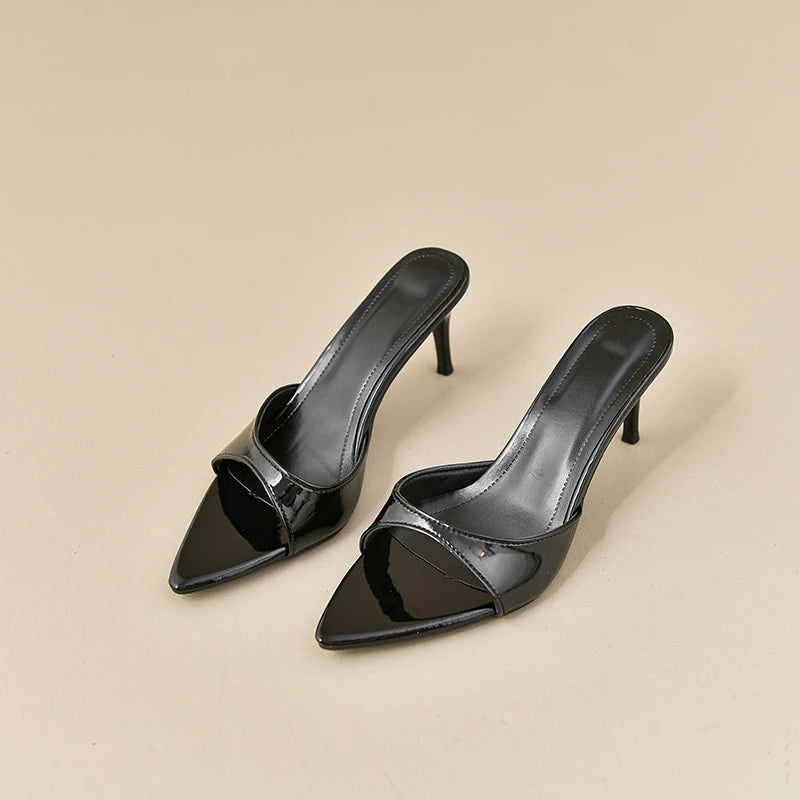 2024 Summer Designer Pointed Stiletto Mule Sandals