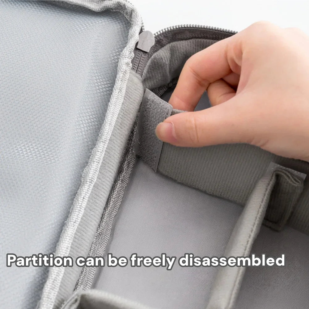Luxury Makeup Organizer Bag for Travel & Toiletries