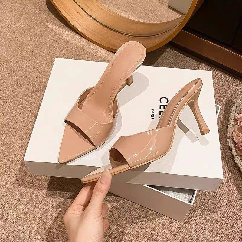 Pointed Open Toe High Heel Sandals for Women