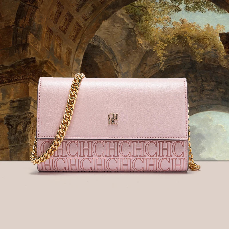 Minimalist Women's Shoulder Bag with Chain Strap