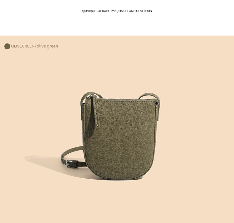 Bag Women's Leather Mobile Phone Shoulder Bag Mini Pack Small Bag
