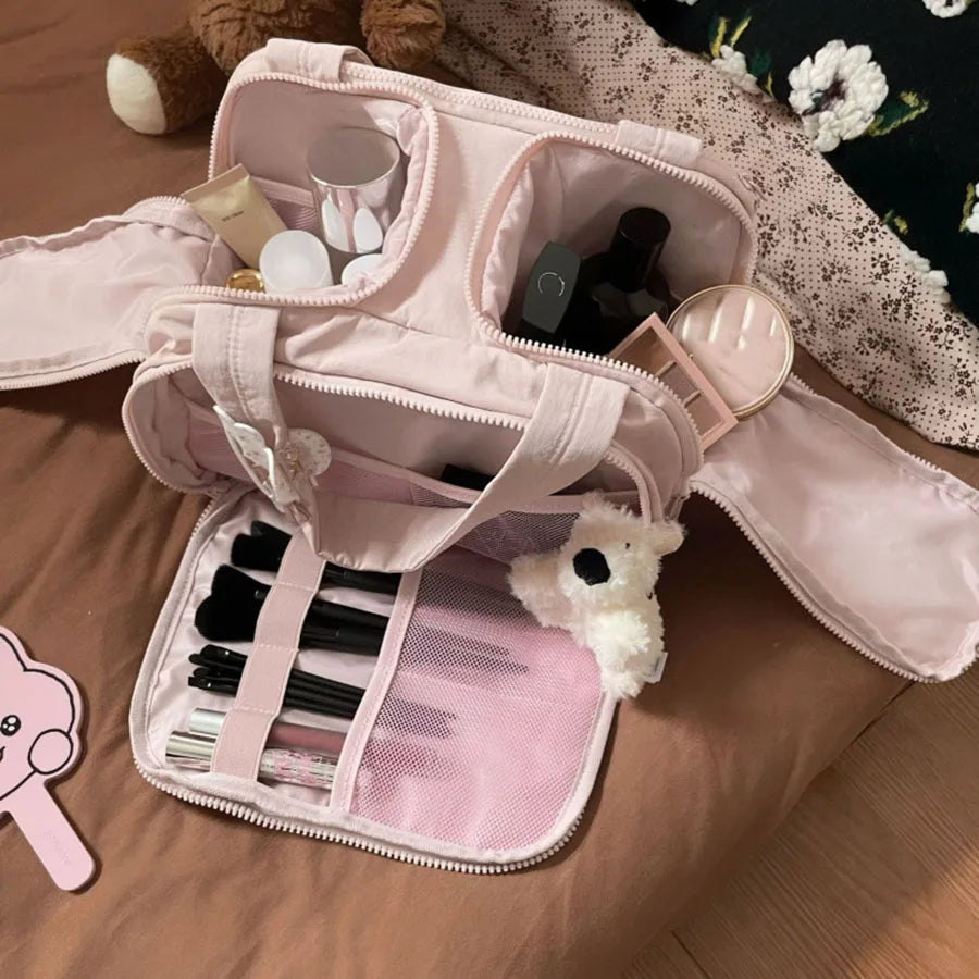 Large Capacity Cosmetic & Toiletries Organizer Bag for Travel