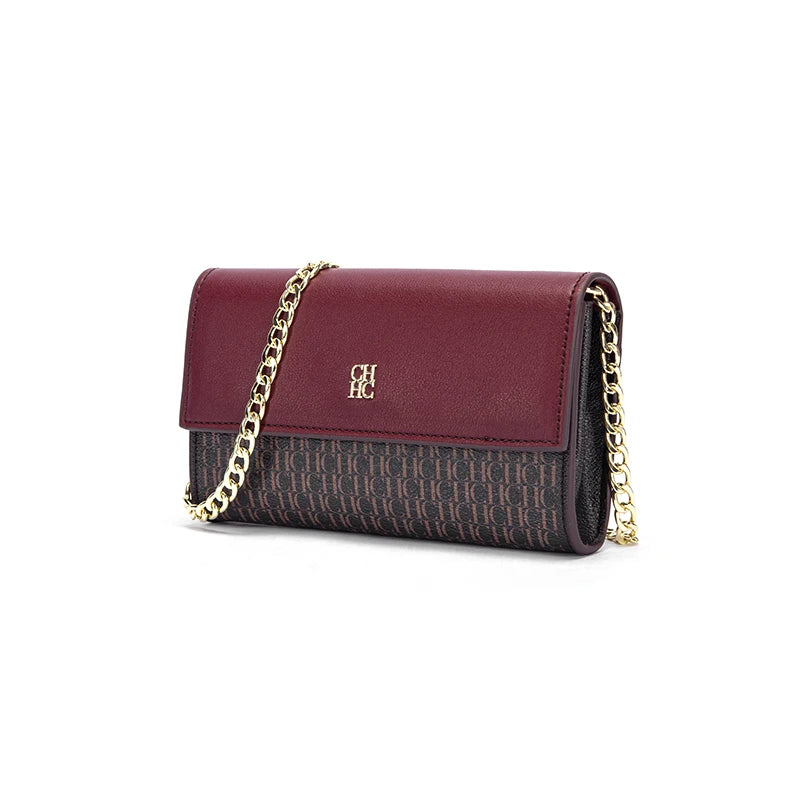 Minimalist Women's Shoulder Bag with Chain Strap
