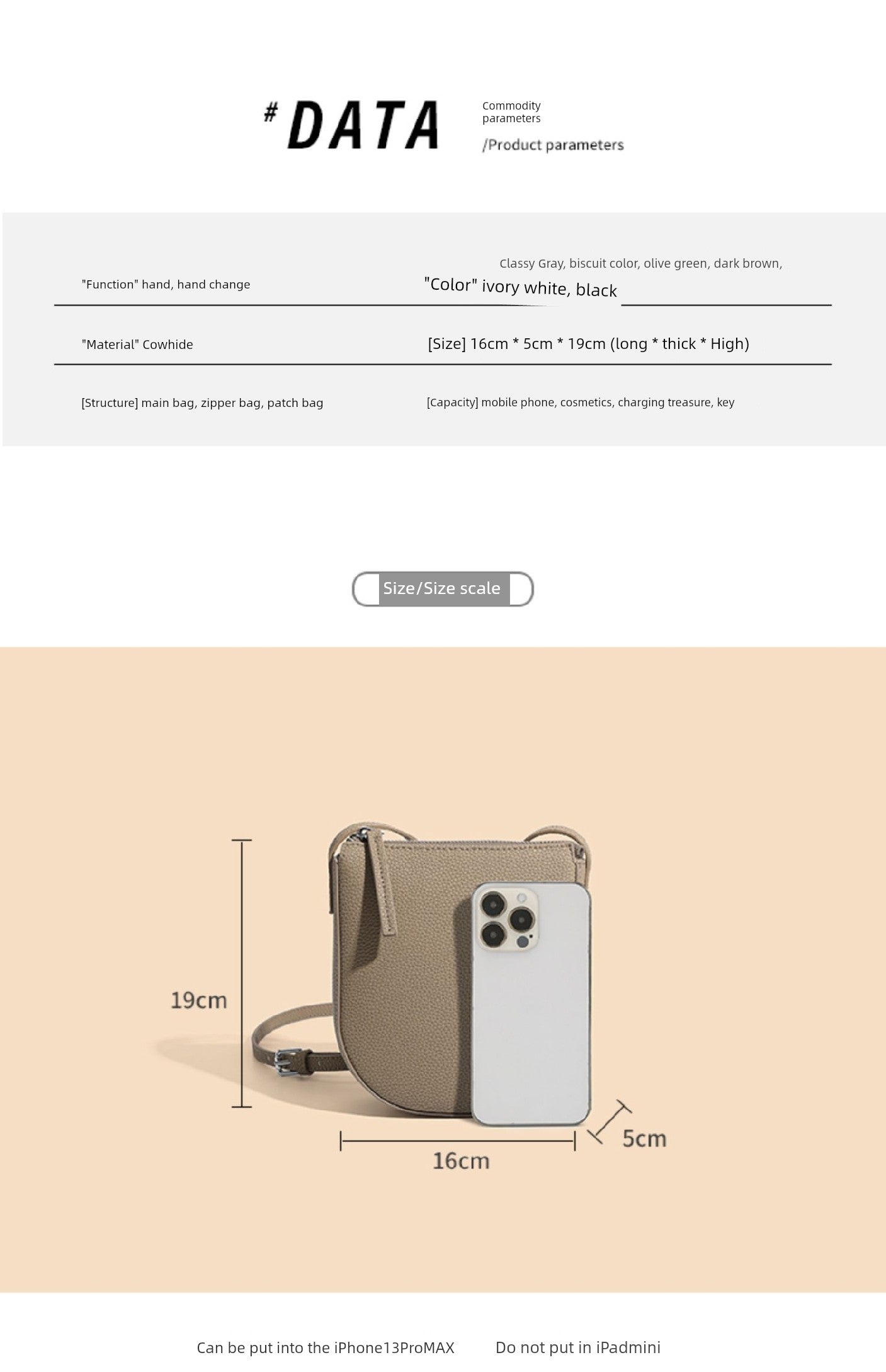 Bag Women's Leather Mobile Phone Shoulder Bag Mini Pack Small Bag