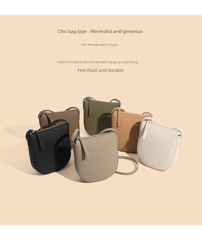 Bag Women's Leather Mobile Phone Shoulder Bag Mini Pack Small Bag