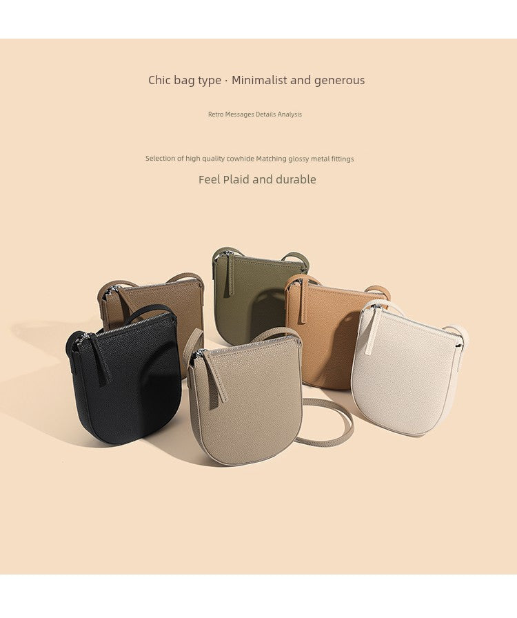 Bag Women's Leather Mobile Phone Shoulder Bag Mini Pack Small Bag