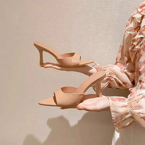 Pointed Open Toe High Heel Sandals for Women