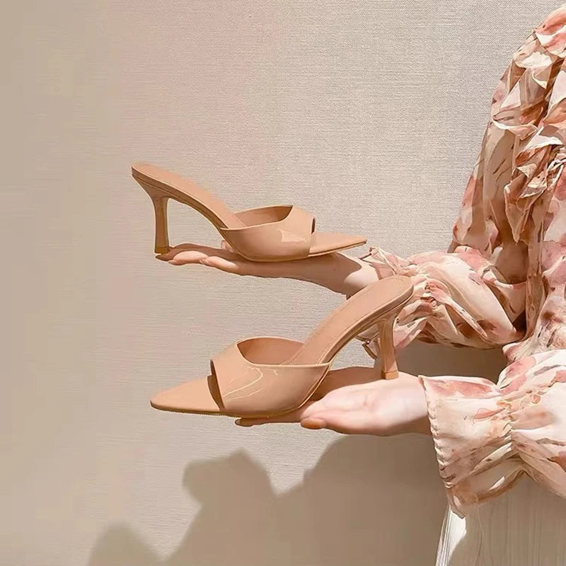 Pointed Open Toe High Heel Sandals for Women