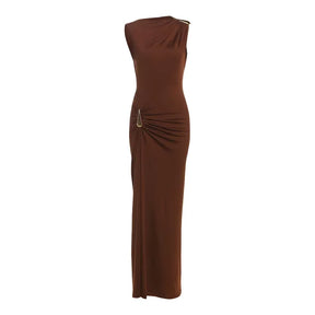 Sisterlinda Solid Slim Fit Body-shaping Maxi Dress