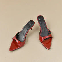 2024 Summer Designer Pointed Stiletto Mule Sandals