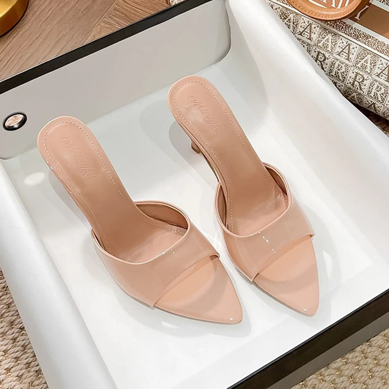 Pointed Open Toe High Heel Sandals for Women
