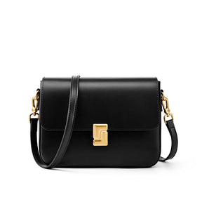 100% Split Leather Women’s Small Square Shoulder Bag