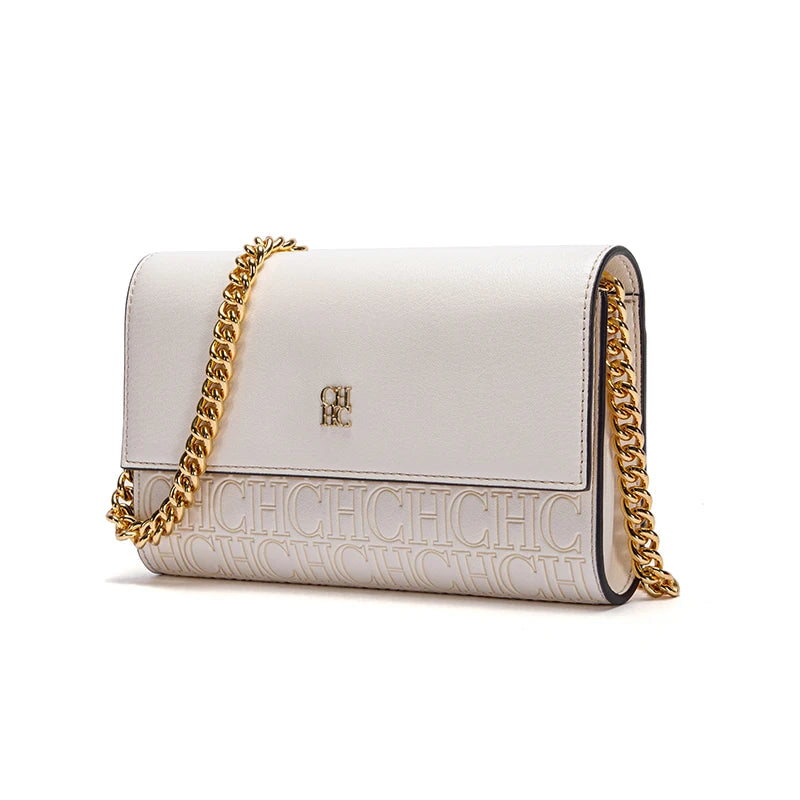 Minimalist Women's Shoulder Bag with Chain Strap
