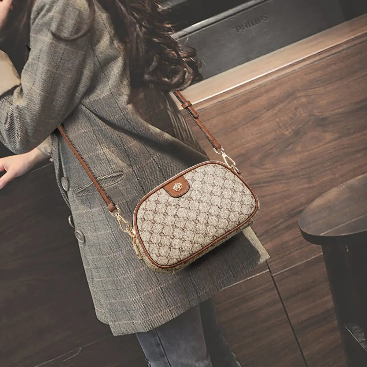 5 Color Women’s Soft Leather Vintage Backpack