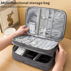 Luxury Makeup Organizer Bag for Travel & Toiletries