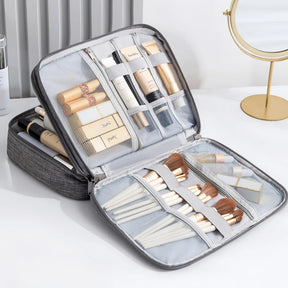 Luxury Makeup Organizer Bag for Travel & Toiletries