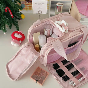 Large Capacity Cosmetic & Toiletries Organizer Bag for Travel