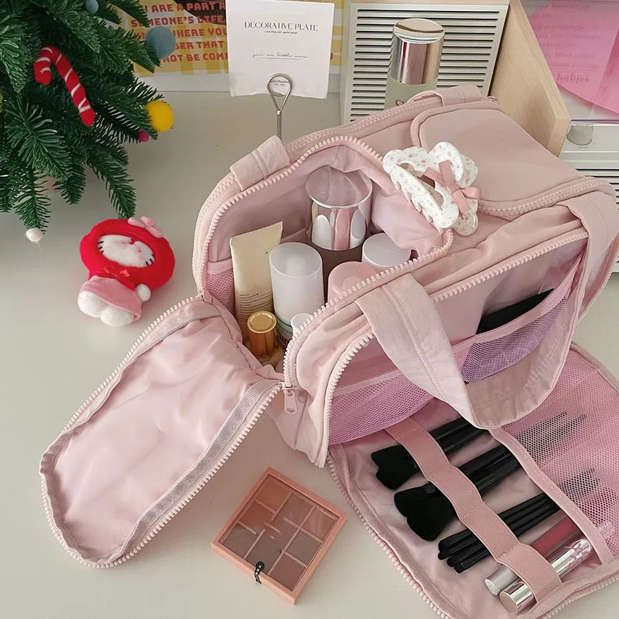 Large Capacity Cosmetic & Toiletries Organizer Bag for Travel