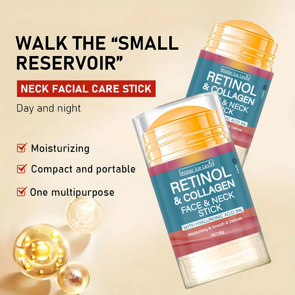 Retinol Firming Cream Stick for Wrinkles & Skin Brightening
