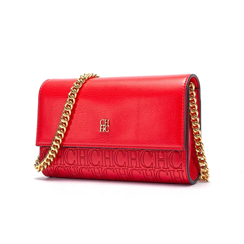 Minimalist Women's Shoulder Bag with Chain Strap